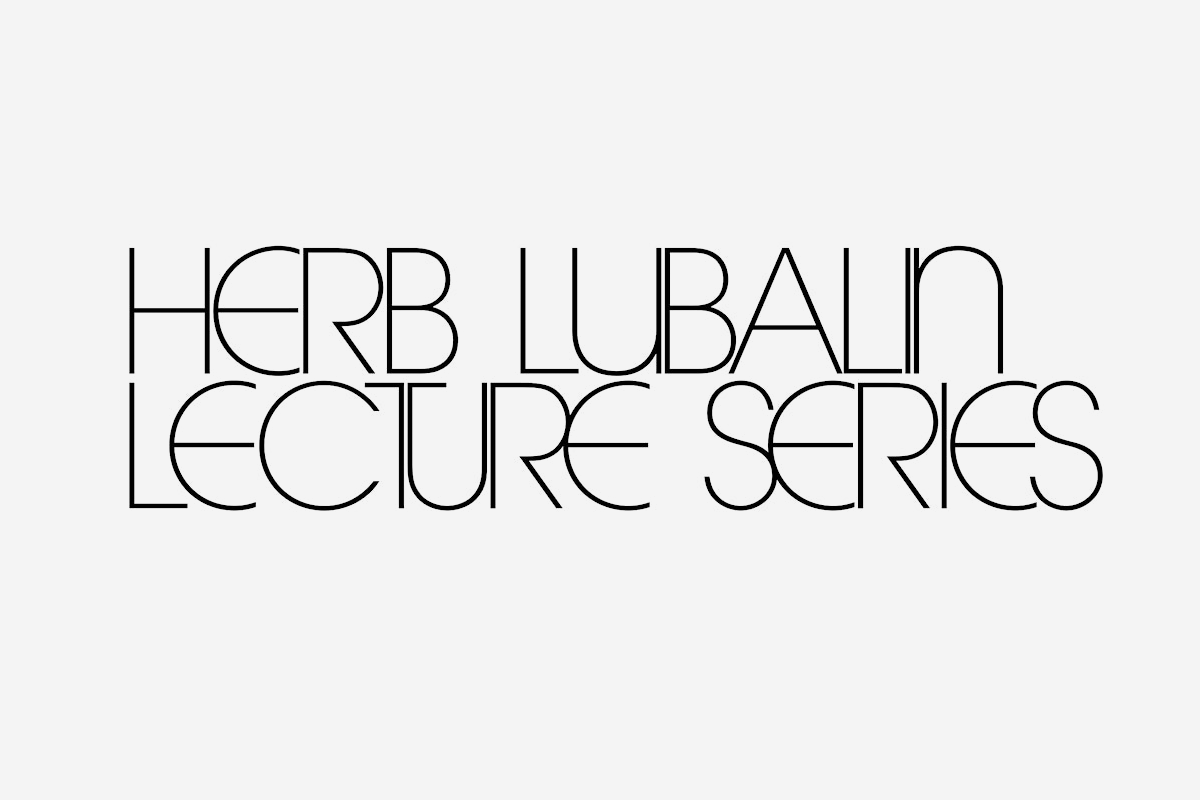 Lubalin Lecture Series: Artificial Typography: Physical manifestation of a deeply digital process